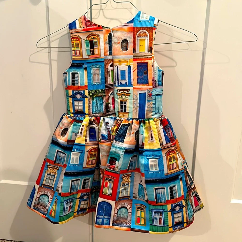 Halabaloo Girls Windows & Doors Dress Size 5 - Picture 4 of 4